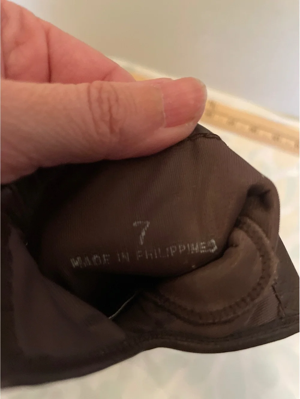Vintage Brown Leather Washable Gloves Women's 7 NOS Philippines